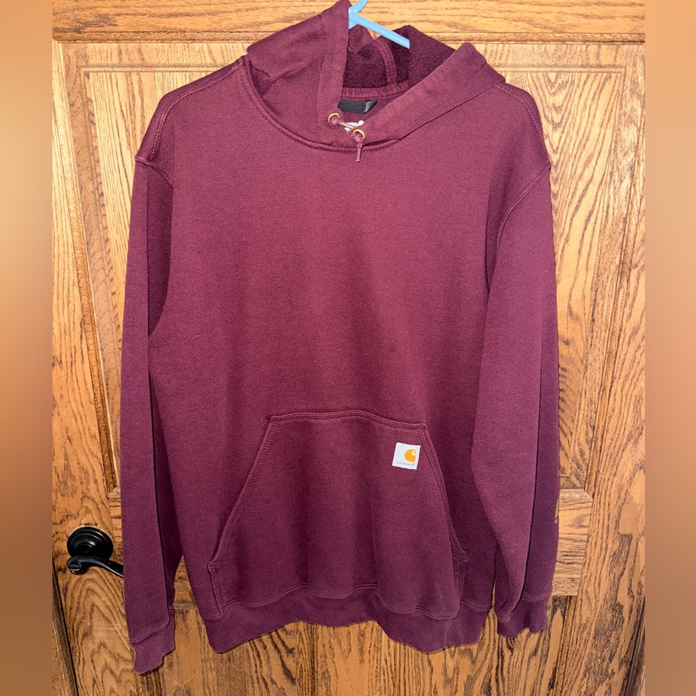 Carhartt Men's Burgundy Hoodie